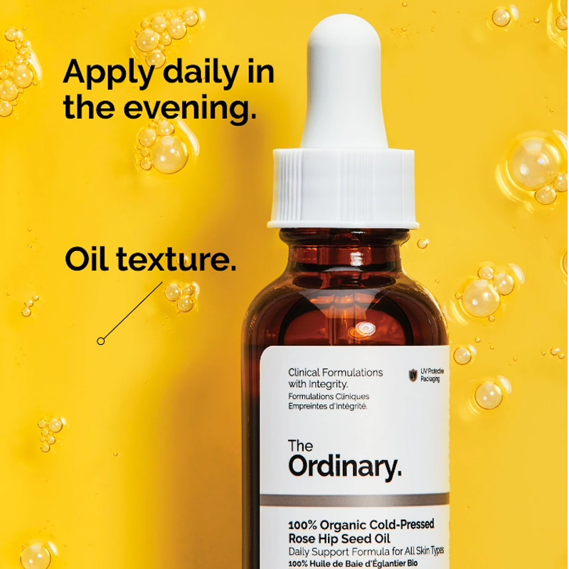 100% Organic Cold-Pressed Rose - Face Oil Rosehip 评论和价格