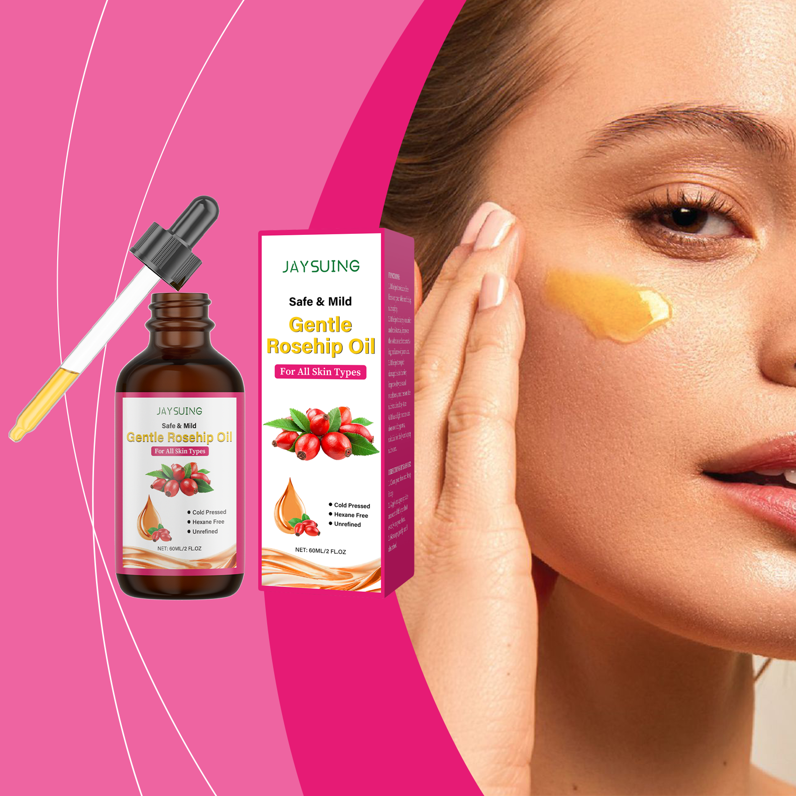 Rosehip Facial Oil Moisturizin - Face Oil Rosehip 评论和价格