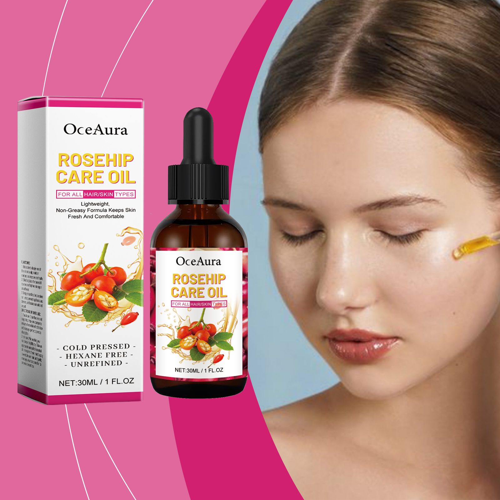 30ml Rosehip Oil For Face Fade - Face Oil Rosehip 评论和价格