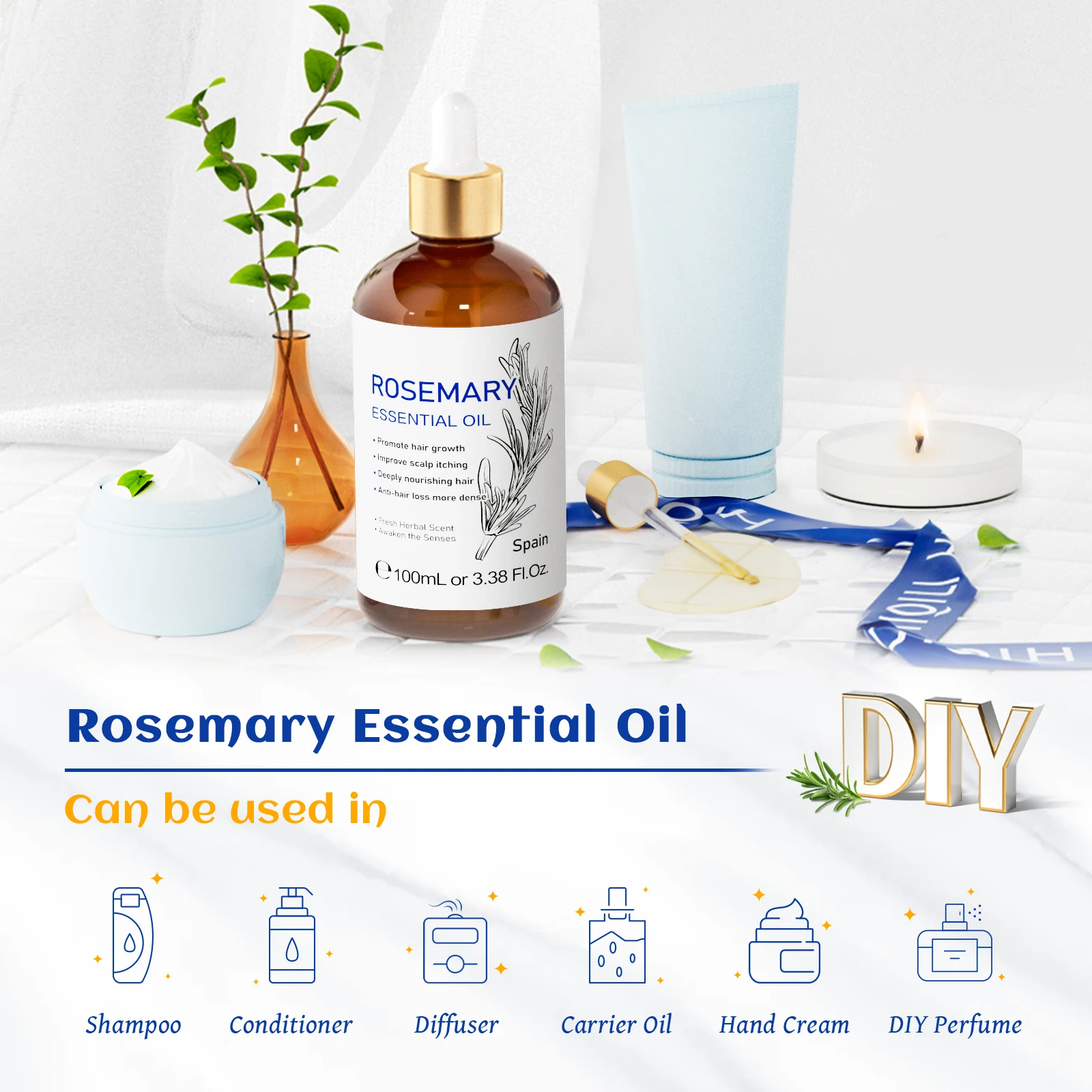 HIQILI Rosemary Jasmine Lavend - Skincare Skin 1004 评论和价格