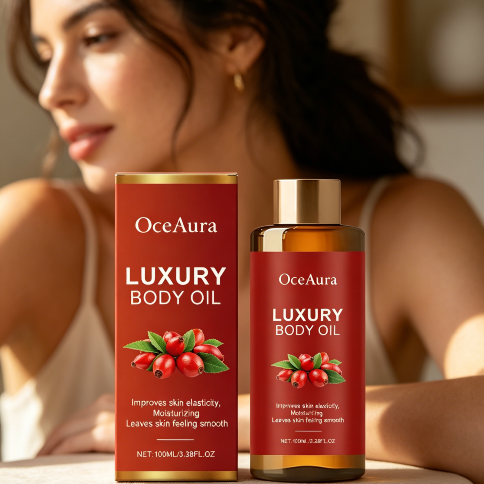 OceAura Luxury Body Oils Deep  - Face Oil Rosehip 评论和价格