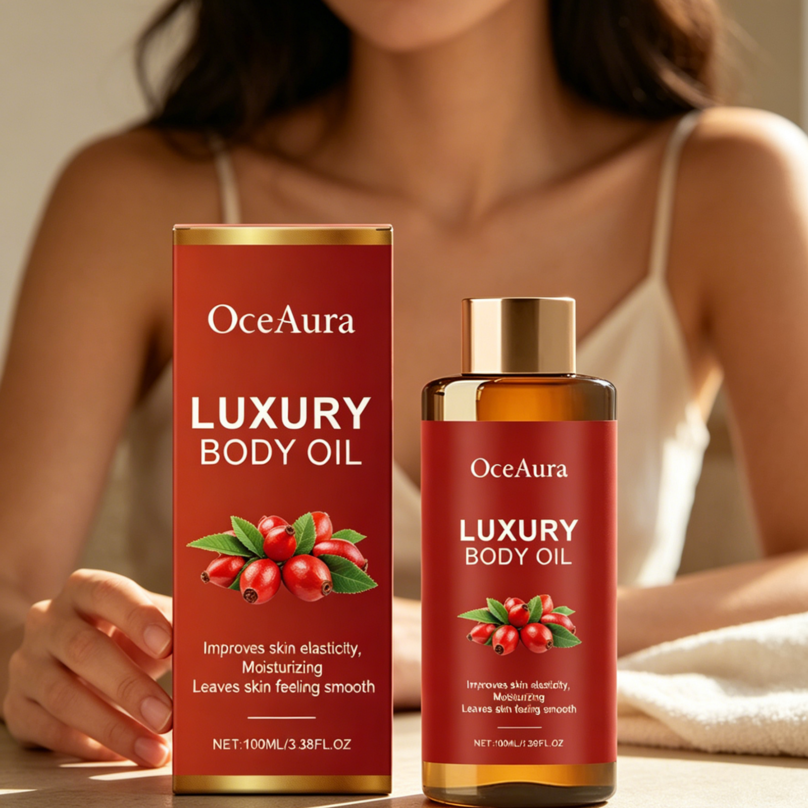 OceAura Luxury Body Oils Deep  - Face Oil Rosehip 评论和价格