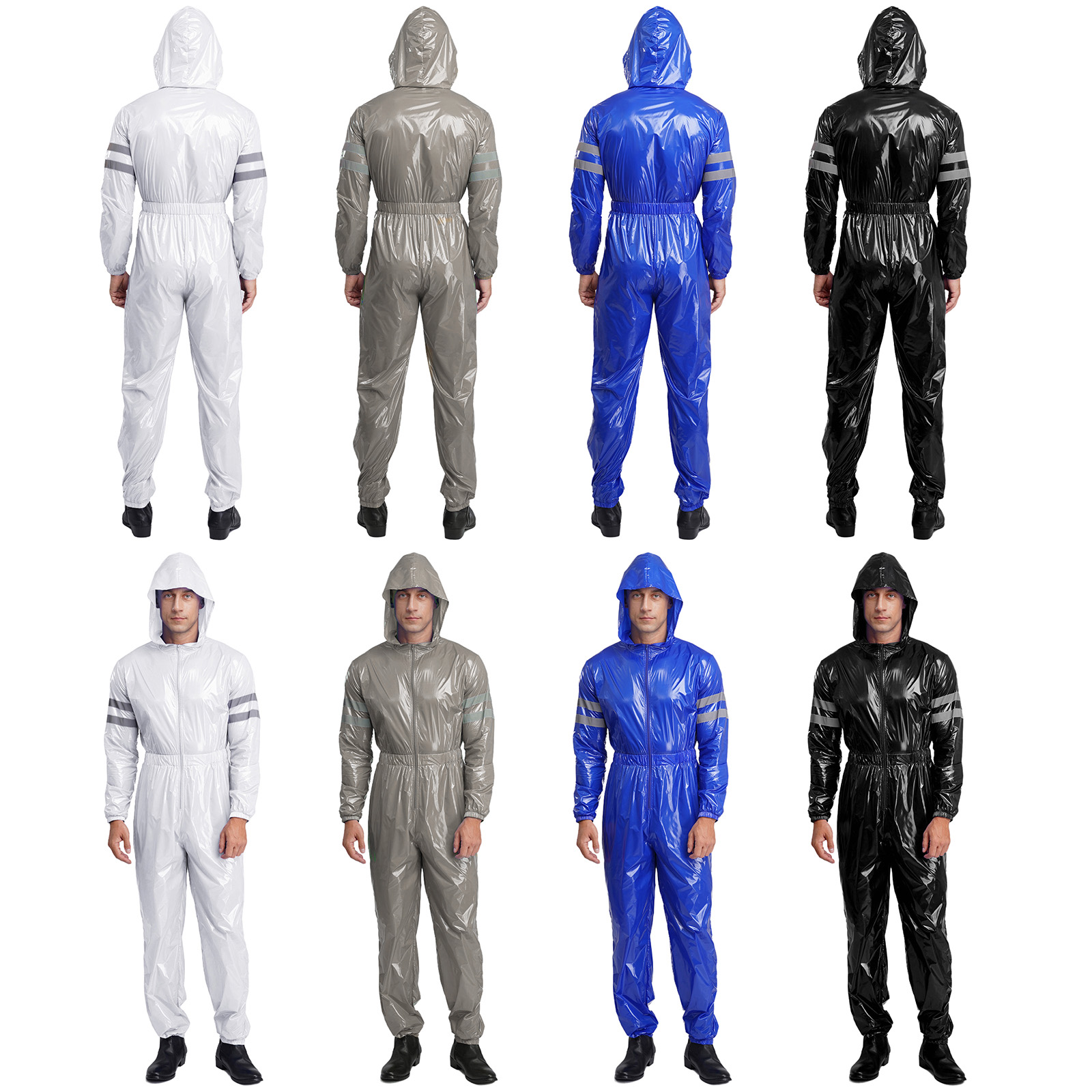 Men Long Sleeve Reflective Str - Skincare Viral 评论和价格