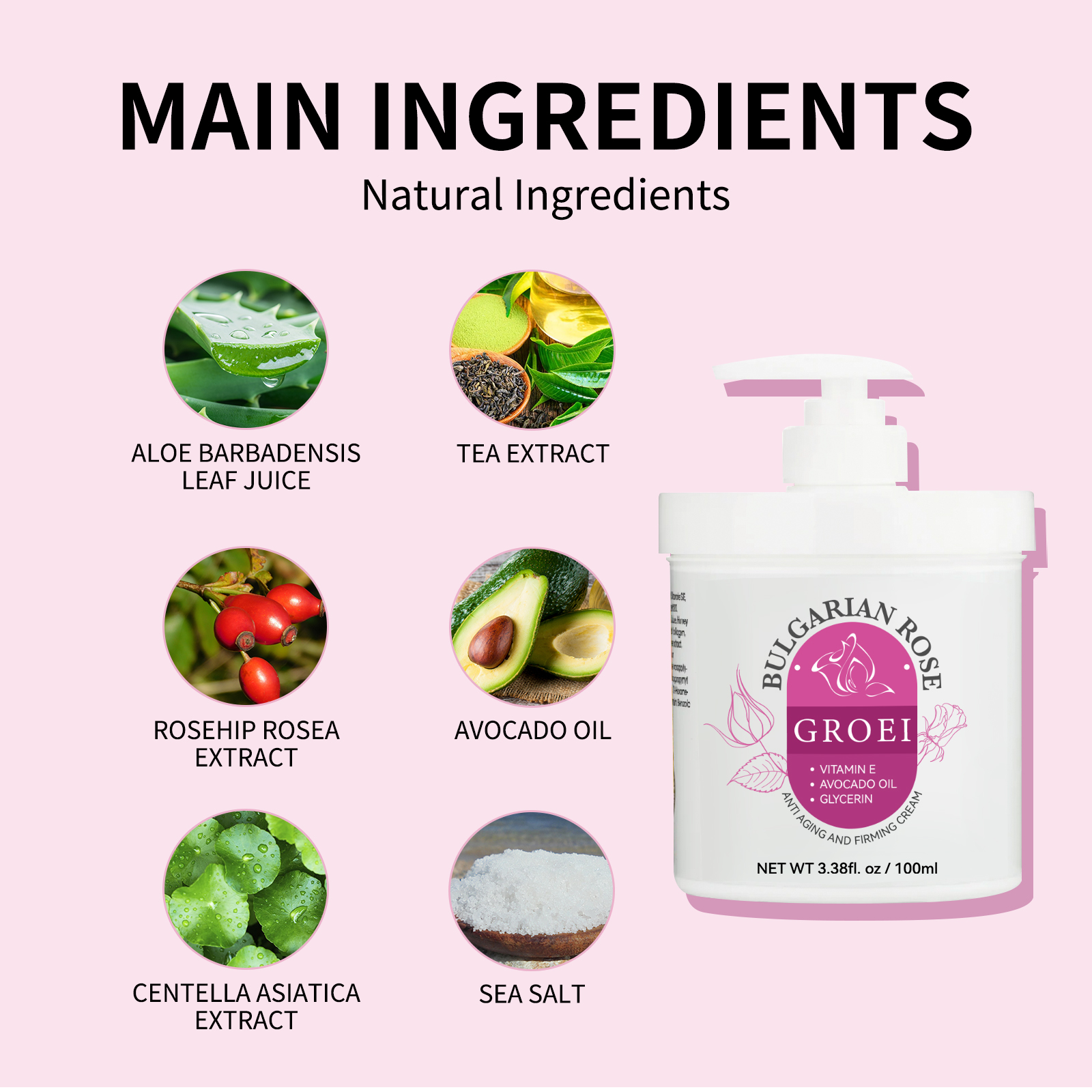 GROEI Rosehip Avocado Oil Crea - Face Oil Rosehip 评论和价格