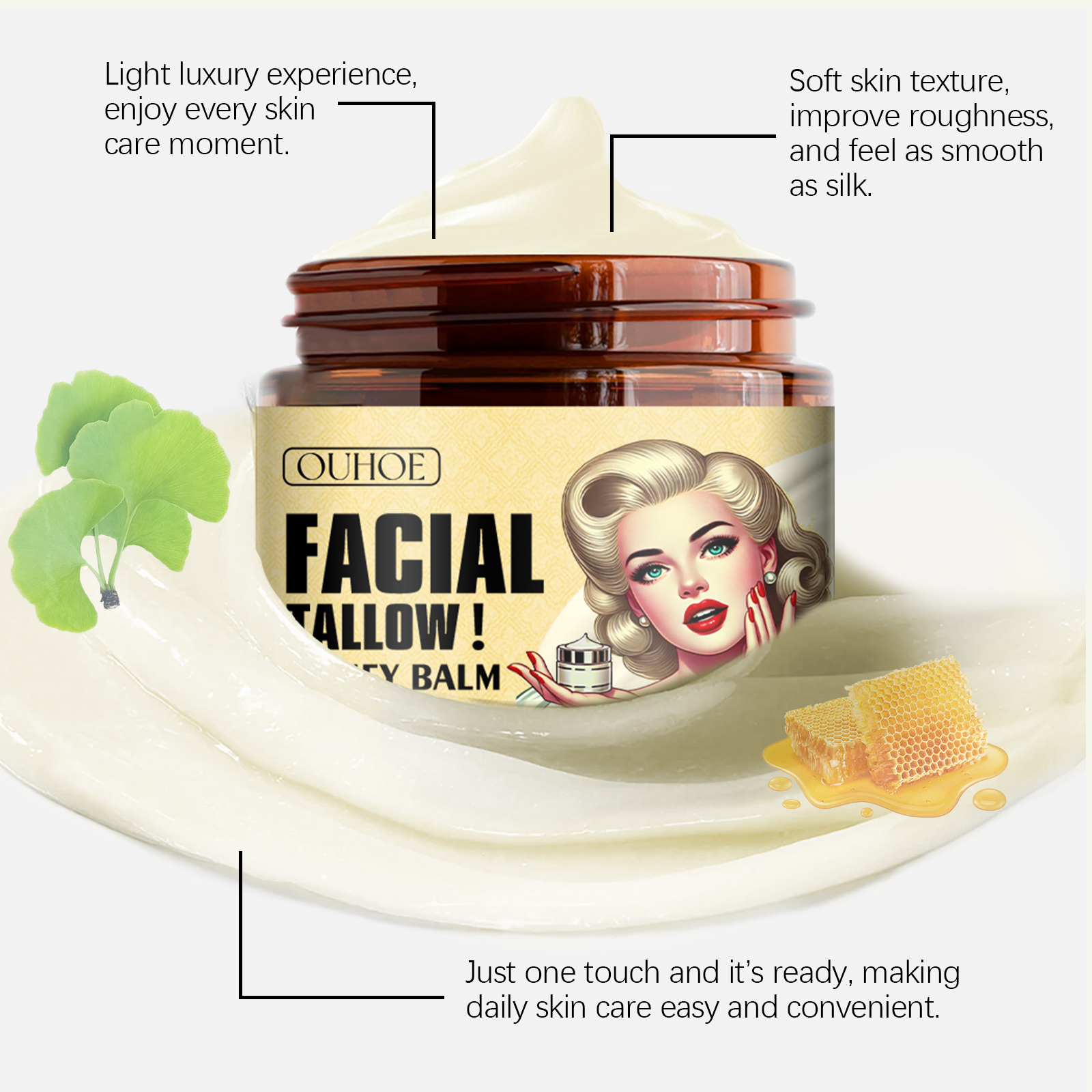 Grass-Fed Tallow Honey Balm Or - Skincare Non Comedogenic 评论和价格